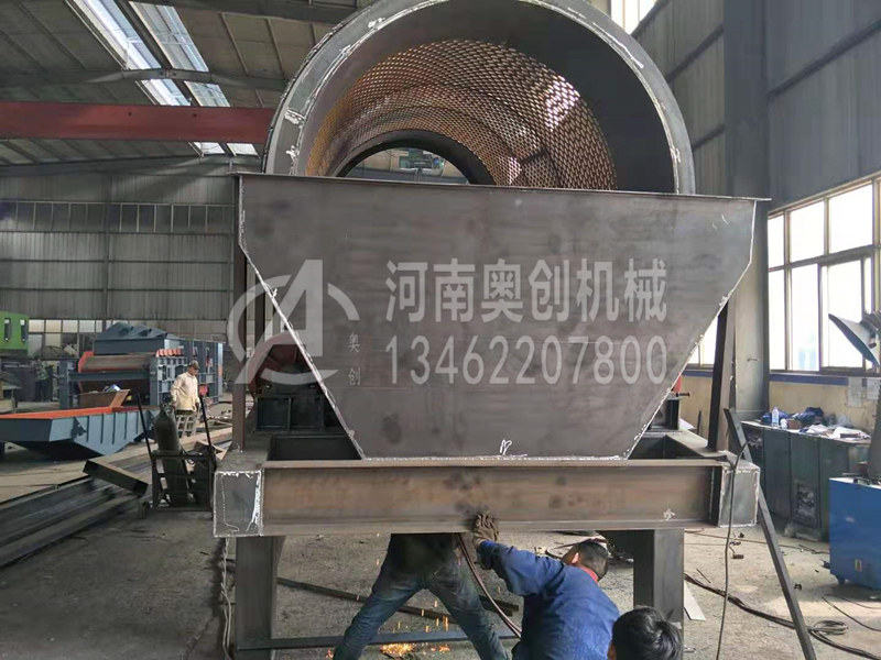 无轴滚筒筛在石料生产线中起到什么作用