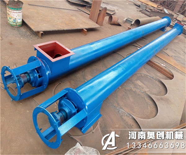 垂直或倾斜角度较大的螺旋输送机其输送原理是什么?