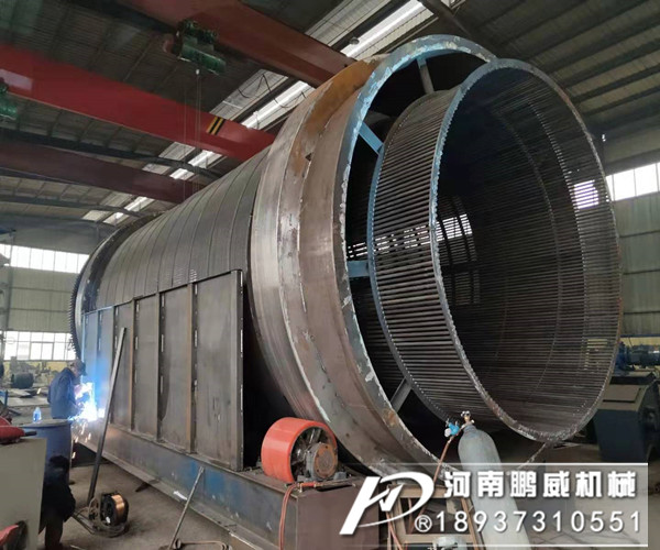 大型无轴滚筒筛石料去土设备一台多少钱？